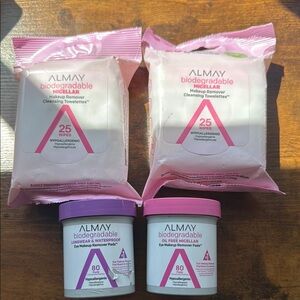 Almay Biodegradable Makeup Remover Pads/Towelettes